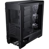 Bundle Carcasa PHANTEKS Eclipse G500A D-RGB Mid Tower ARGB NEGRU, Tempered Glass, Sloturi Expansiune 7, Drive Bays: 10x3.5
