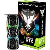 GAINWARD Video Card NVIDIA GeForce RTX 3080 Phoenix 10GB 320bit GDDR6X 1710/9500, PCI-E 4, 3x DP, HDMI, Turbo fan x3, 2.7 slot
