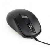GEMBIRD MUS-6B-01 optical mouse MUS-6B-01 1600 DPI USB Black 1.35m cable length