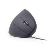 GEMBIRD MUS-ERGO-01 Gembird Ergonomic 6-button optical mouse MUS-ERGO-01, 3200 DPI, USB, Black