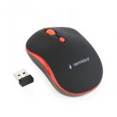 GEMBIRD MUSW-4B-03-R Gembird Wireless optical mouse MUSW-4B-03-R 1600 DPI nano USB black-red