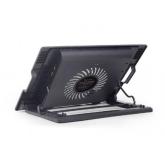 GEMBIRD Notebook cooling stand 17 with one fan black