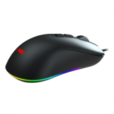 Mouse AOC GM300B, USB 2.0, 6200DPI, 7 butoane, RGB, 1.8m, negru
