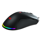 Mouse AOC GM530B, ergonomic, USB 2.0, 16000DPI, 7 butoane, RGB, 1.8m, negru