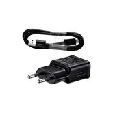 Incarcator de retea Incarcator Retea cu cablu USB Type-C Samsung EP-TA200B + DG970BBE, Quick Charge, 15W, 1.5 m, 1 X USB, Negru 