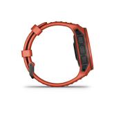 Ceas Smartwatch Garmin Instinct Solar, GPS, Watch Flame Red WW