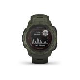 Ceas Smartwatch Garmin Instinct Solar Tactical Ed, GPS, Moss