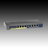 Switch NETGEAR ProSafe GS108P (8 x Gigabit Ethernet/Fast Ethernet/Ethernet, Desktop/Wallmount, Power over Ethernet (PoE)) Retail