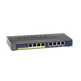 Switch NETGEAR ProSafe GS108P (8 x Gigabit Ethernet/Fast Ethernet/Ethernet, Desktop/Wallmount, Power over Ethernet (PoE)) Retail
