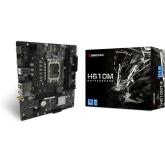 Placa de baza Micro ATX LGA 1700 DDR4 Gigabit Ethernet 228x216mm BIOSTAR H610MTE 