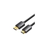 Cablu video Vention, DisplayPort(T) la HDMI(T), 3m, rezolutie maxima 1080p la 60 Hz, conectori auriti, cupru, invelis PVC, negru, 