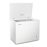 Lada frigorifica Heinner HCF-HS248EE++, clasa energetica: E, capacitate totala: 248L, control electronic, display, lumina LED, cos din sarma, maner integrat, decongelare manuala, role pentru transportare usoara, capacitate de congelare: 11.2kg/24h, dimens