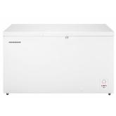 Lada frigorifica Heinner HCF-HS420E++, clasa energetica: E, capacitate totala: 420L, control mecanic cu termostat ajustabil, 2 cosuri din sarma, maner si incuietoare, decongelare manuala, role pentru transportare usoara, capacitate de congelare: 19kg/24h,