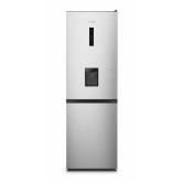 Combina frigorifica Heinner HCNF-HS304XWDE++, Full No Frost, sistem Multi Air Flow, clasa de eficienta energetica E, capacitate totala: 304L, capacitate frigider: 207L, capacitate congelator: 97L,  dozator de apa, display LED cu control touch, functie Con