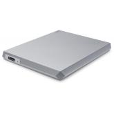 HDD extern Lacie Mobile Drive, 4TB, Argintiu, USB 3.0 Type C