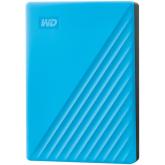 HDD Extern WD My Passport, 4TB, albastru, USB 3.2
