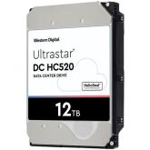 HDD Server WD/HGST Ultrastar DC HC520 (3.5’’, 12TB, 256MB, 7200 RPM, SATA 6Gbps, 512E ISE), SKU: 0F30144, 0F29590(P3)
