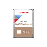 HDD NAS TOSHIBA 18TB N300 CMR (3.5'', 512MB, 7200RPM, SATA 6Gbps, RV Sensor, TBW: 180)