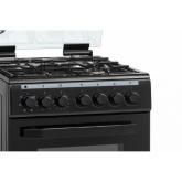 ARAGAZ MIXT HEINNER HFSC-V60LITGC-BK, 50X60CM, 4 ARZATOARE, SUPORT EMAIL, CAPAC STICLA, APRINDERE ELECTRICA PLITA, DISPOZITIV DE SIGURANTA PLITA, CUPTOR ELECTRIC, 6 FUNCTII, TIMER, GRILL, VENTILATIE, DECONGELARE, LUMINA CUPTOR, USA CUPTOR CU GEAM DUBLU DE