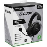 Casti Gaming HyperX CloudX Xbox, cu fir, silver