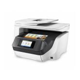 Multifunctional Inkjet color HP Officejet Pro 8730 e-All-in-One; Printer, Fax, Scanner, Copier, Web, A4, print (ISO speed): max 24ppm a/n, 20ppm Color, max 4800x1200dpi, HP PCL XL (PCL 6), native PDF, HP Postscript Level 3 emulation, 512 MB RAM, Duplex pr