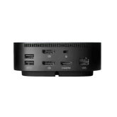 HP USB-C/A Universal Dock 1x USB-C / 4x USB 3.0 / 2x DisplayPort / 1x HDMI 2.0 / 1x headphone/microphone / 1x RJ-45