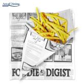 SET 500 BUCATI HARTIE IMPERMIABILA REZISTENTA LA GRASIME TIP ZIAR,  200 x 250 MM