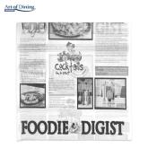 SET 500 BUCATI HARTIE IMPERMIABILA REZISTENTA LA GRASIME TIP ZIAR,  200 x 250 MM