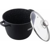 OALA ALUMINIU TURNAT+CAPAC, 28 cm x 20 cm , 10 L, DARK LINE, COOKING  BY HEINNER