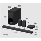 Soundbar SONY HT-S40R, 5.1, 600W, Bluetooth, Dolby Audio, Negru