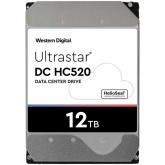 HDD Server WD/HGST Ultrastar DC HC520 (3.5’’, 12TB, 256MB, 7200 RPM, SAS 12Gbps, 4KN SE P3) SKU: 0F29562