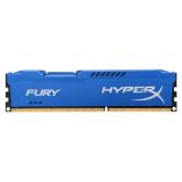 Memorie RAM Kingston HyperX FURY Memory Blue, DIMM, DDR3, 4GB, CL10, 1600MHz