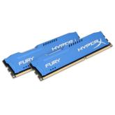 Memorie RAM Kingston HyperX FURY Memory Blue, DIMM, DDR3, 8GB (2x4GB), CL10, 1600MHz