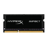 Memorie RAM notebook Kingston HyperX Impact, SODIMM, DDR3L, 8GB, CL9, 1600MHz