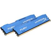 Memorie RAM Kingston HyperX FURY Memory Blue, DIMM, DDR3, 16GB (2x8GB), CL10, 1866MHz