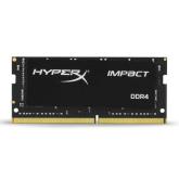 Memorie RAM notebook Kingston HyperX Impact, SODIMM, DDR4, 16GB, CL15, 2666MHz