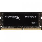 Memorie RAM notebook Kingston HyperX Impact Black, SODIMM, DDR4, 8GB, CL15, 2666MHz