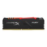 Memorie RAM Kingston HyperX FURY RGB, DIMM, DDR4, 16GB, CL15, 3000MHz