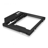 RACK intern Icy Box, tip caddy 9/ 9.5mm, 3.5 inch la 2.5 inch HDD/ SSD 7-9mm, S-ATA, interfata PC S-ATA, metal, negru, 
