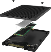 ADAPTOR Icy Box SSD, de la M.2 PCIe (NVMe) la 2.5