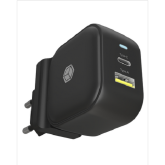 ALIMENTATOR retea 220V Icy Box, universal, 1 x USB-A QC, 1 x USB-C PD 65W, EU/ UK/ US plug, negru, 