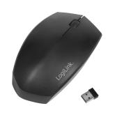MOUSE Logilink, PC sau NB, wireless, BT 4.1 + 2.4GHz, optic, 1200 dpi, butoane/scroll 3/1, ergonomic, negru, 