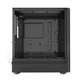 CARCASA PCCOOLER, Tower, ATX, fara sursa, sticla securizata, 1 ventilator inclus , negru, USB 3.2 gen 1 x 1, USB 2.0 x 2, mic, audio,
