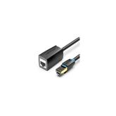 Cablu prelungitor SFTP Vention, RJ-45 (M) la RJ-45 (T), 2m, 40 Gbps, ecranat, 26AWG, cupru, negru, 
