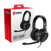 MSI Immerse GH30 V2 Stereo Over-ear GAMING Headset with In-line controller Headset has a lightweight foldable design, 