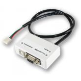 Interfată pentru conexiune directă Paradox 307USB; Include un port USB si un port serial (DB-9); permite centralei sa comunice cu un PC la 60m; conectare de la portul serial alcentralei la portul PC-ului (DB-9) sau port USB; include 3 LEDuri indicatori de