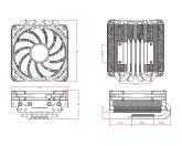 Cooler Procesor ID-COOLING IS-40X V2 NEGRU