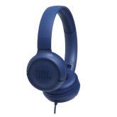 JBL Tune 500, OnEar Universal Headphones 1-button Mic/Remote - Blue (JBLT500BLU)