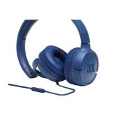 JBL Tune 500, OnEar Universal Headphones 1-button Mic/Remote - Blue (JBLT500BLU)