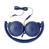 JBL Tune 500, OnEar Universal Headphones 1-button Mic/Remote - Blue (JBLT500BLU)